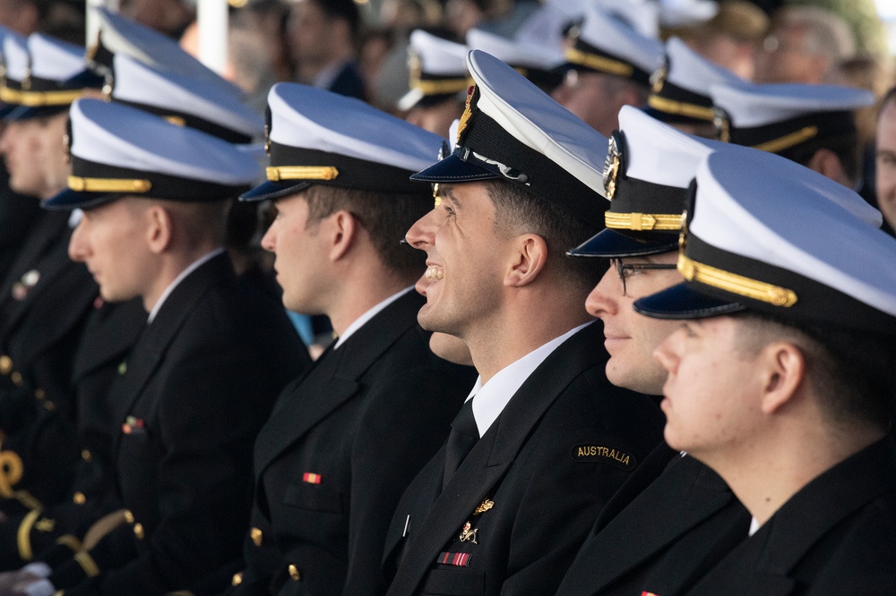 U.S. Naval Submarine School SOBC graduation with AUKUS