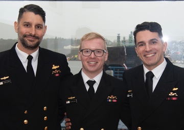 Royal Australian Navy Sailors graduate Submarine Officer Basic Course: next step, assignment to U.S. nuclear-powered attack submarines