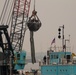 Salvage crews continue to remove wreckage from the Francis Scott Key Bridge