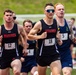 U.S. and Royal Marines compete in a track and field event during the 2024 Virginia Gauntlet
