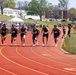 U.S. and Royal Marines compete in a track and field event during the 2024 Virginia Gauntlet