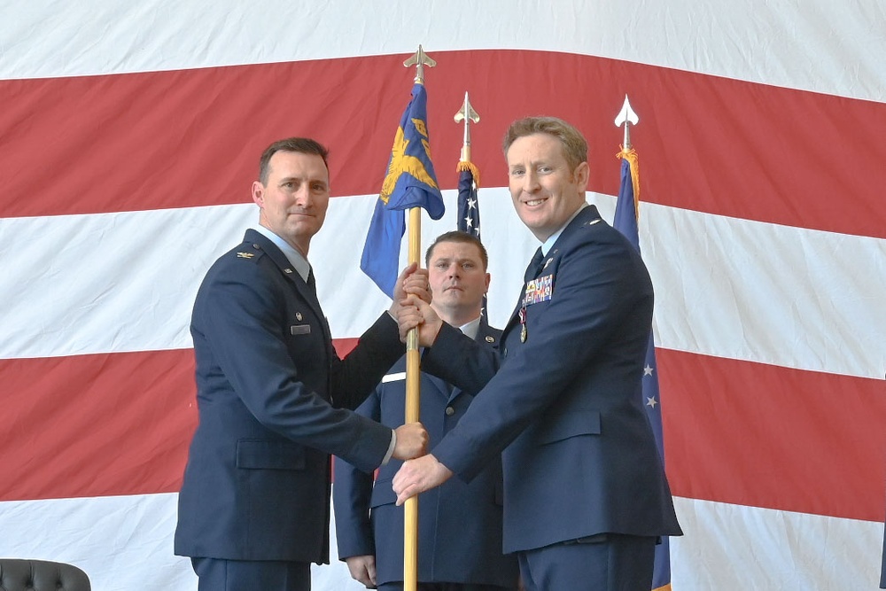 19th Operations Support Squadron change of command ceremony