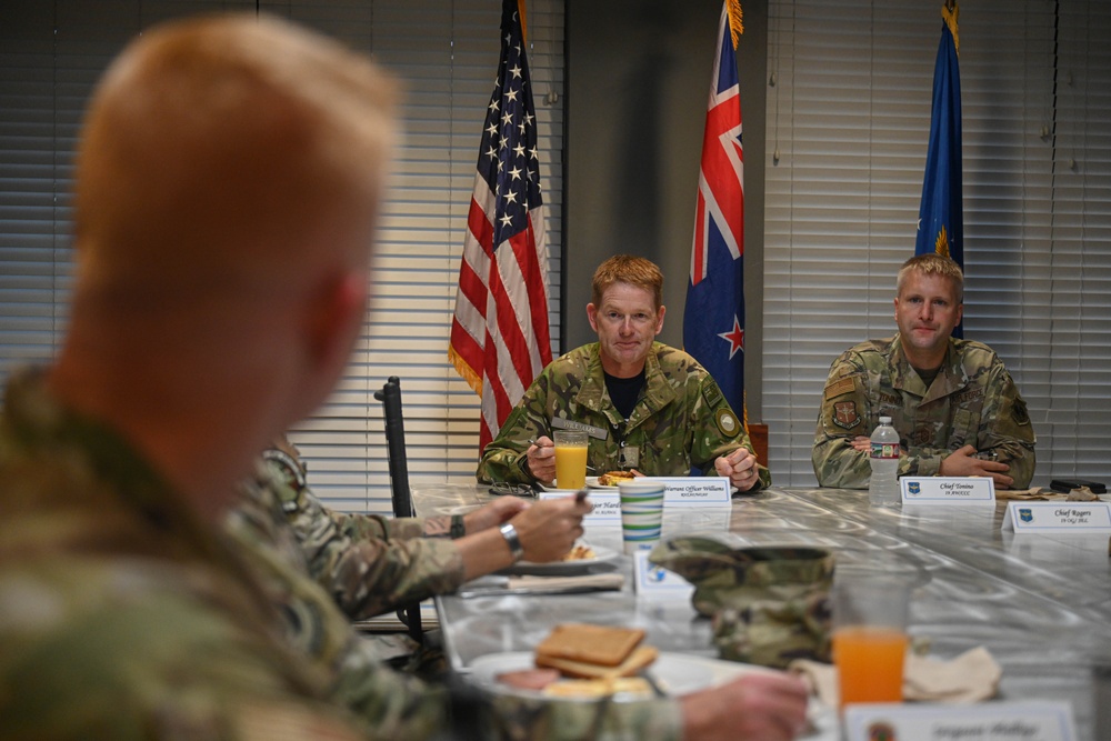 RNZAF Warrant Officer of the Air Force visits Little Rock AFB