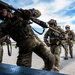 Pararescue Jumpers perform a rescue demonstration at The Great Texas Airshow 2024