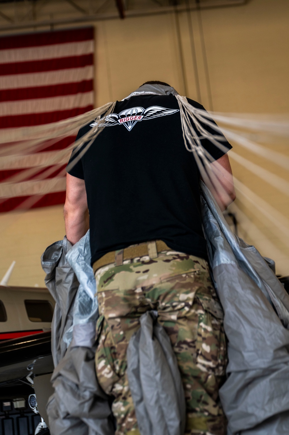 Pararescue Jumpers perform a rescue demonstration at The Great Texas Airshow 2024