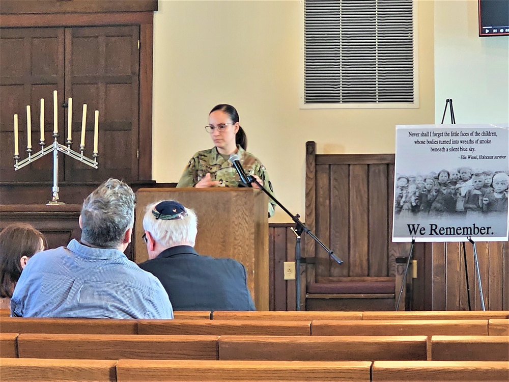 Fort McCoy observes 2024 Holocaust Remembrance Day, National Days of Remembrance