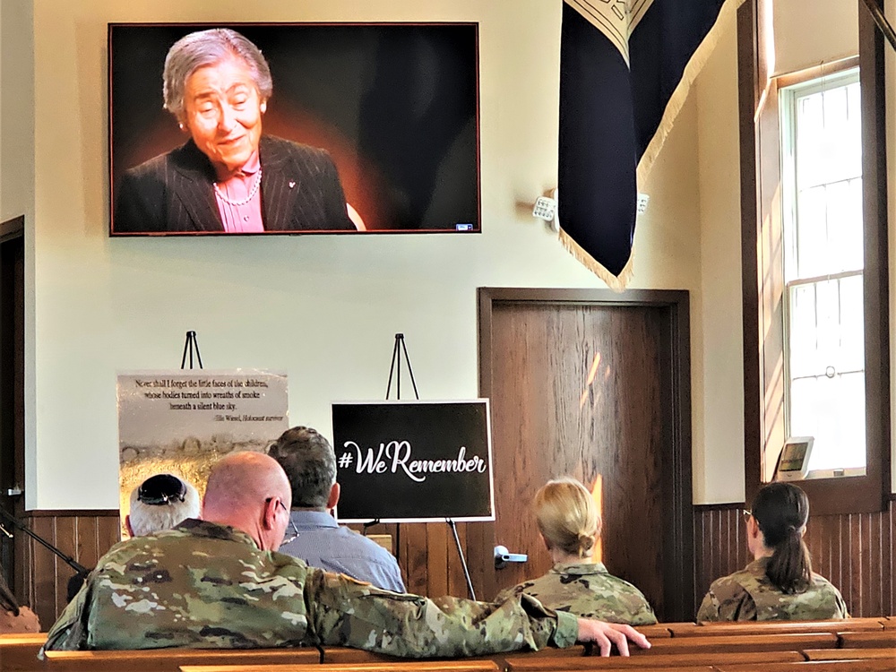 Fort McCoy observes 2024 Holocaust Remembrance Day, National Days of Remembrance