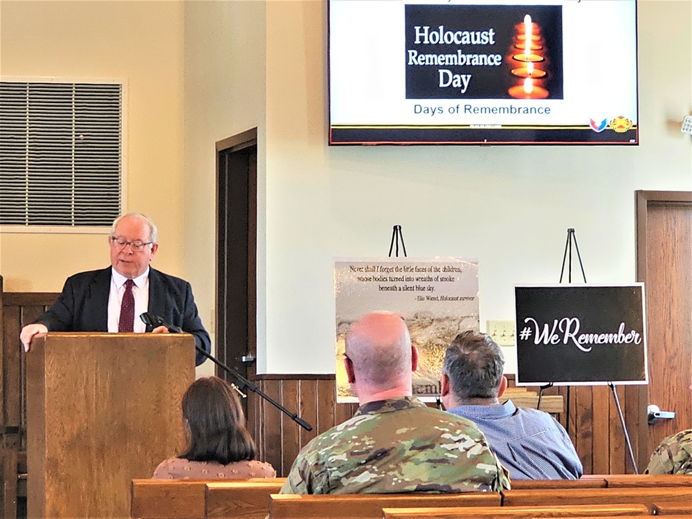 Fort McCoy observes 2024 Holocaust Remembrance Day, National Days of Remembrance