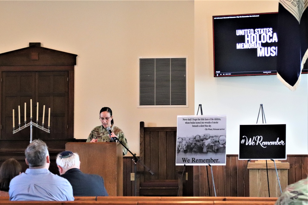 Fort McCoy observes 2024 Holocaust Remembrance Day, National Days of Remembrance