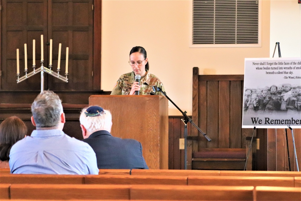 Fort McCoy observes 2024 Holocaust Remembrance Day, National Days of Remembrance