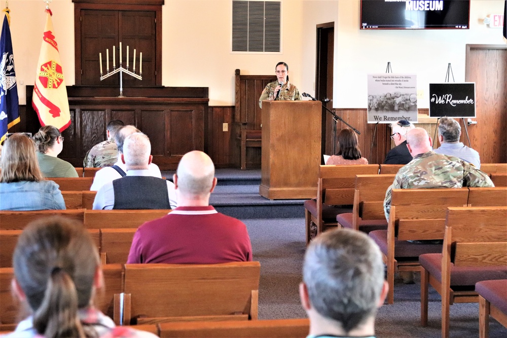 Fort McCoy observes 2024 Holocaust Remembrance Day, National Days of Remembrance