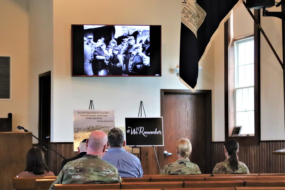 Fort McCoy observes 2024 Holocaust Remembrance Day, National Days of Remembrance