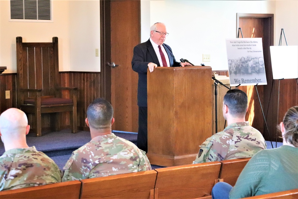 Fort McCoy observes 2024 Holocaust Remembrance Day, National Days of Remembrance