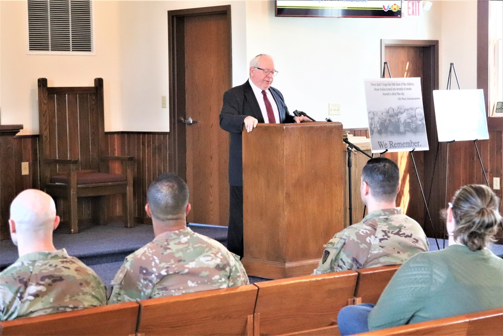 Fort McCoy observes 2024 Holocaust Remembrance Day, National Days of Remembrance