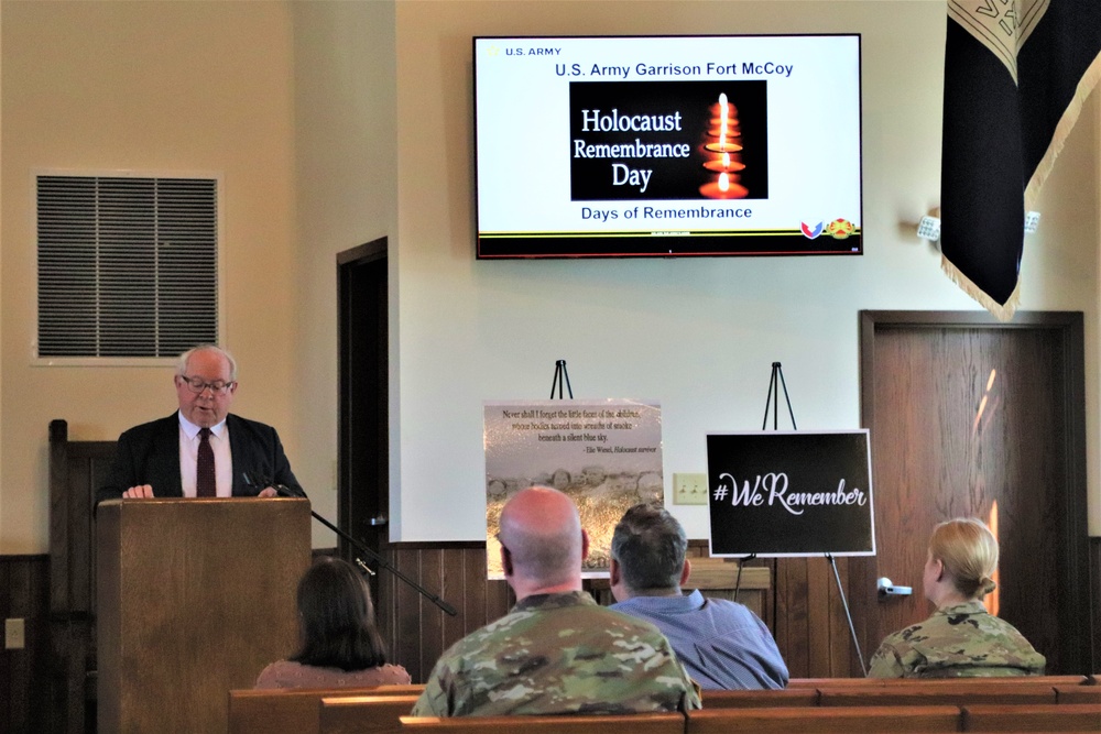 DVIDS Images Fort McCoy observes 2024 Holocaust Remembrance Day