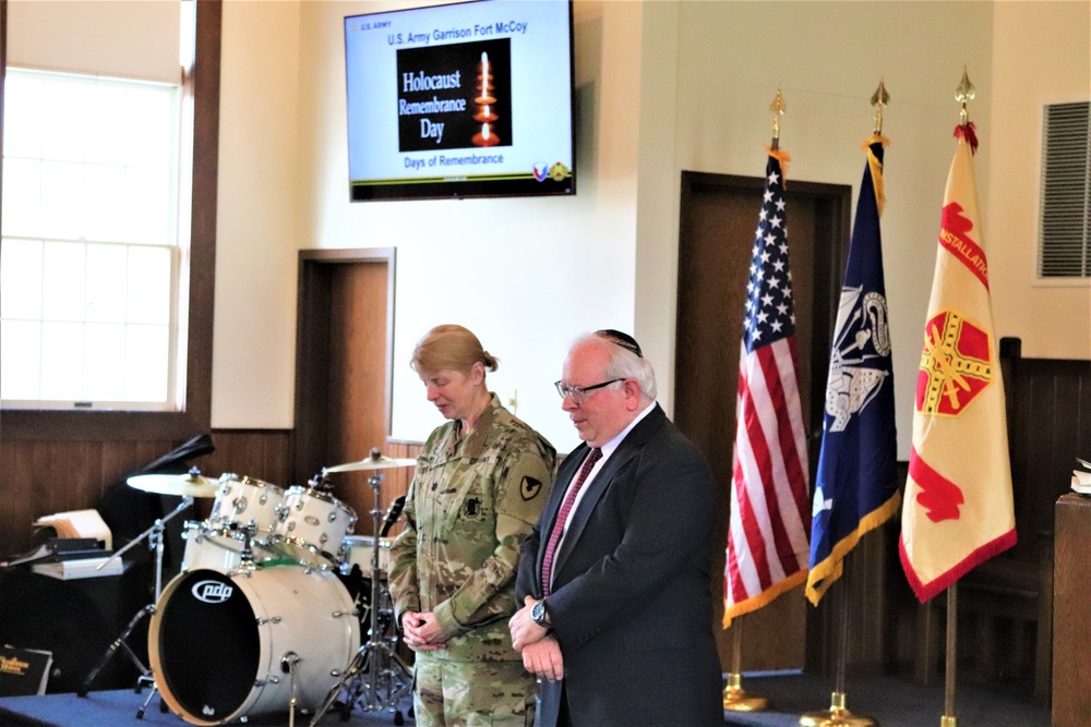 Fort McCoy observes 2024 Holocaust Remembrance Day, National Days of Remembrance