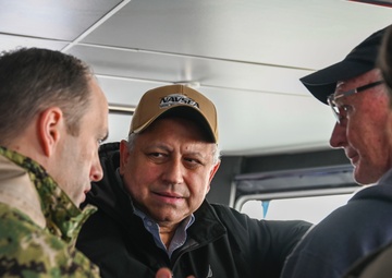 SECNAV Travels to Site of Francis Scott Key Bridge, Oversees Navy Equities