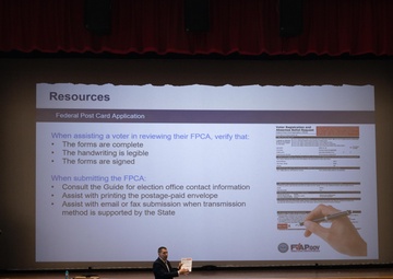 MCB Camp Pendleton hosts workshop for voting assistance