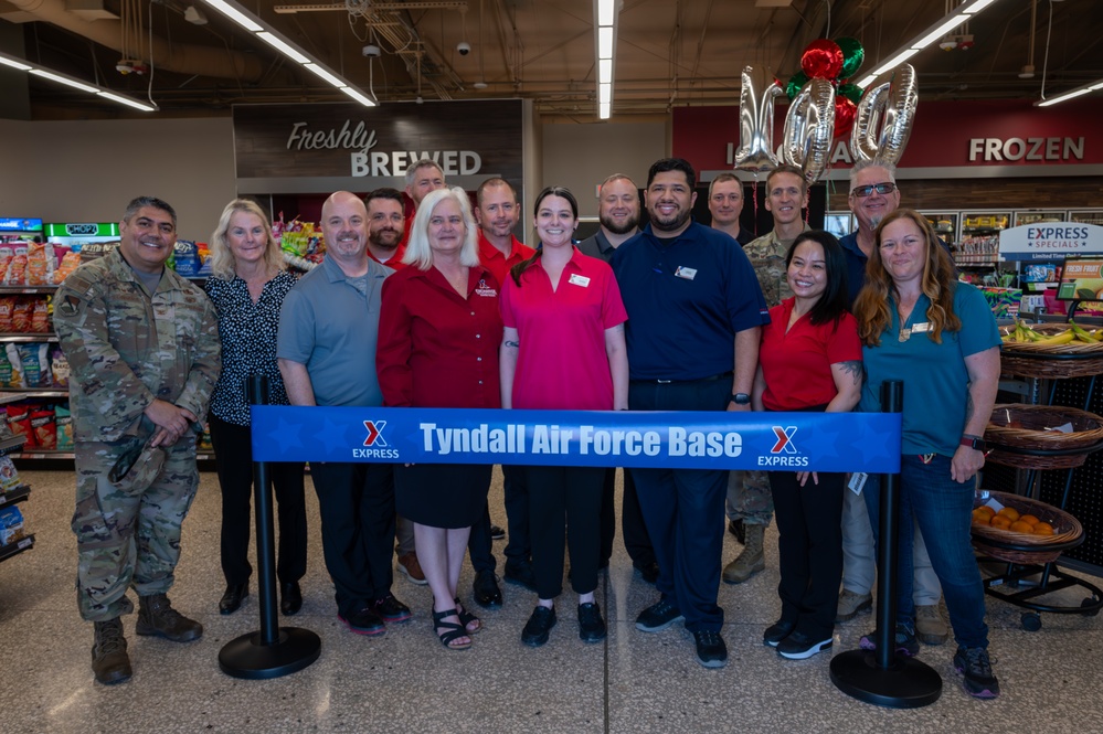 Tyndall Express hosts ribbon cutting to celebrate renovations