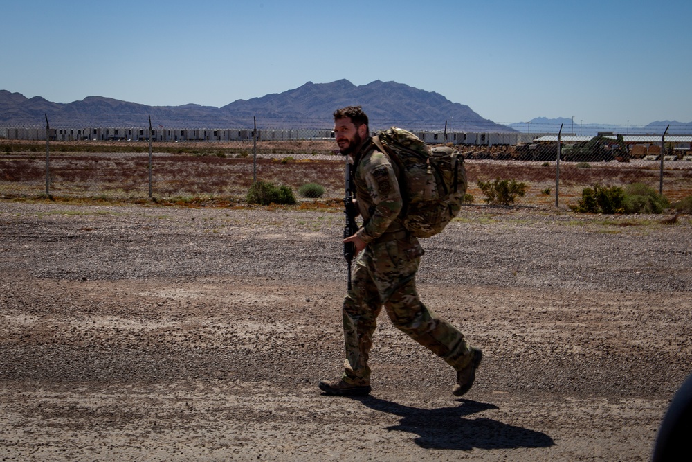 152nd Security Forces Squadron Tech. Sgt. Laremy Wonderley Competes in 2024 Nevada Best Warrior Competition