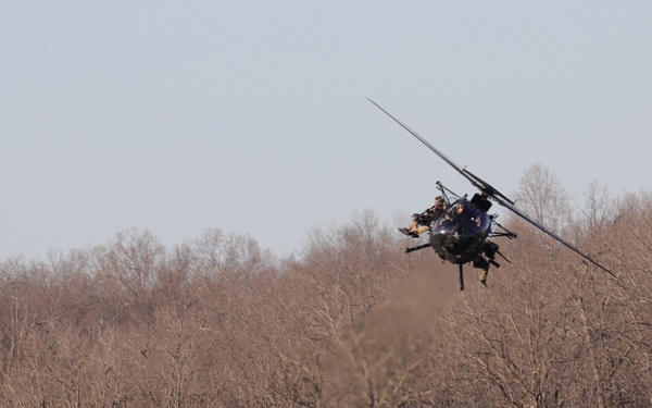 Legion Green Berets Train with Night Stalkers