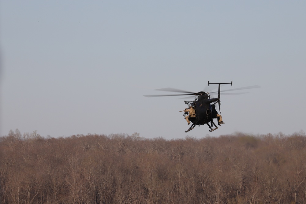 Legion Green Berets Train with Night Stalkers