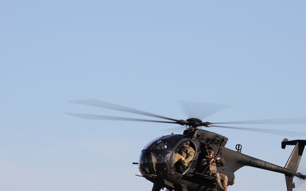 Legion Green Berets Train with Night Stalkers