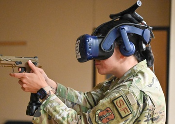 155th Security Forces demonstrates Street Smarts Virtual Reality training