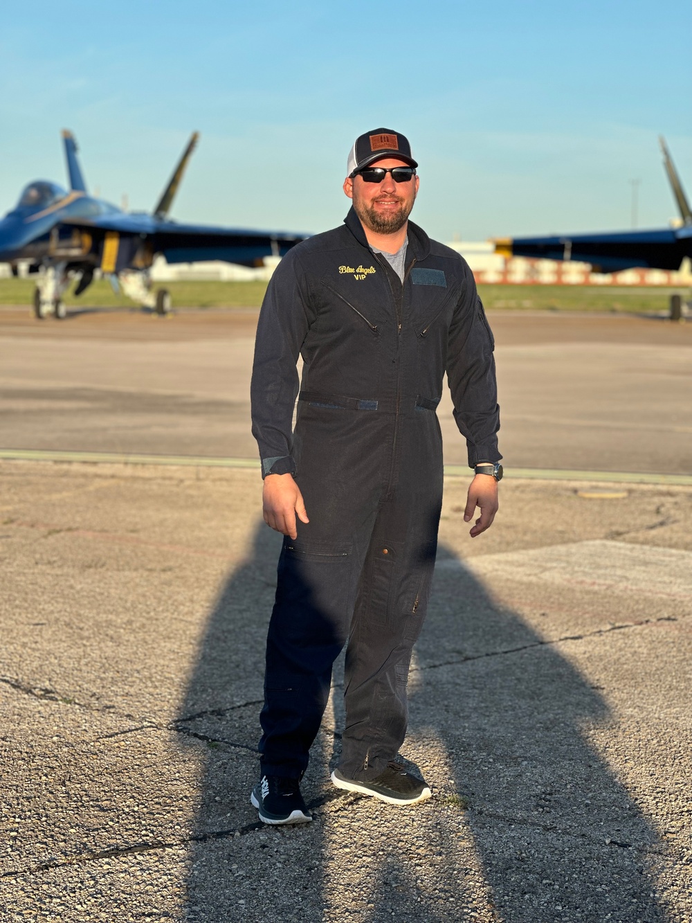 Hometown Hero Flies with Blue Angels