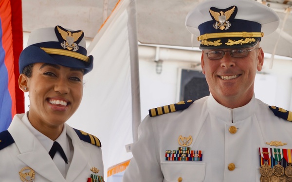 New commanding officer at helm of USCGC Myrtle Hazard