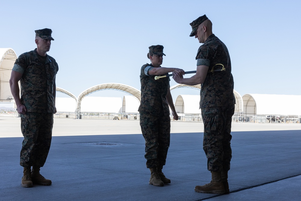 VMFA-214 conduct a Relief and Appointment Ceremony