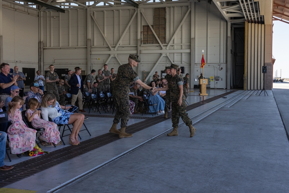 VMFA-214 conduct a Relief and Appointment Ceremony