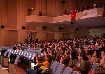 U.S. Marines and Royal Marines compete in jiu jitsu during the 2024 Virginia Gauntlet