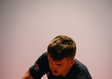 U.S. Marines and Royal Marines compete in jiu jitsu during the 2024 Virginia Gauntlet