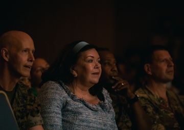 U.S. Marines and Royal Marines compete in jiu jitsu during the 2024 Virginia Gauntlet