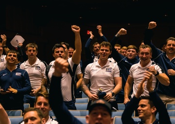 U.S. Marines and Royal Marines compete in jiu jitsu during the 2024 Virginia Gauntlet