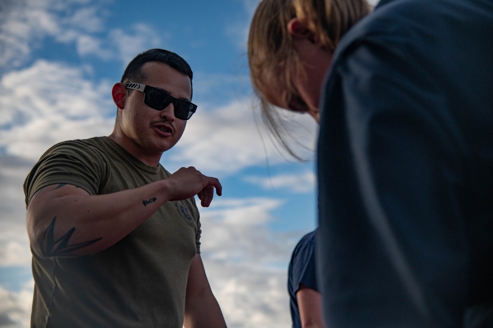 Coast Guard Cutter James' crew learn law enforcement techniques