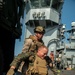 Alpha Co Performs CLS Aboard USS Harpers Ferry