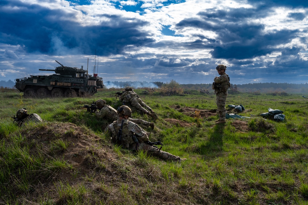 Saber Strike 24: Fox Troop Combined Arms Training Exercise