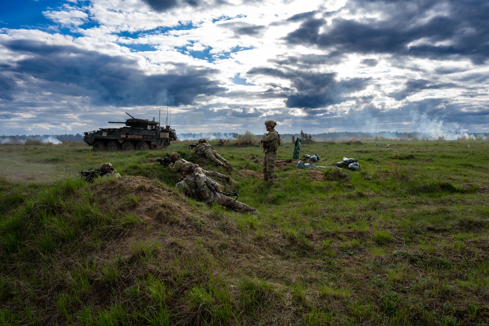 Saber Strike 24: Fox Troop Combined Arms Training Exercise