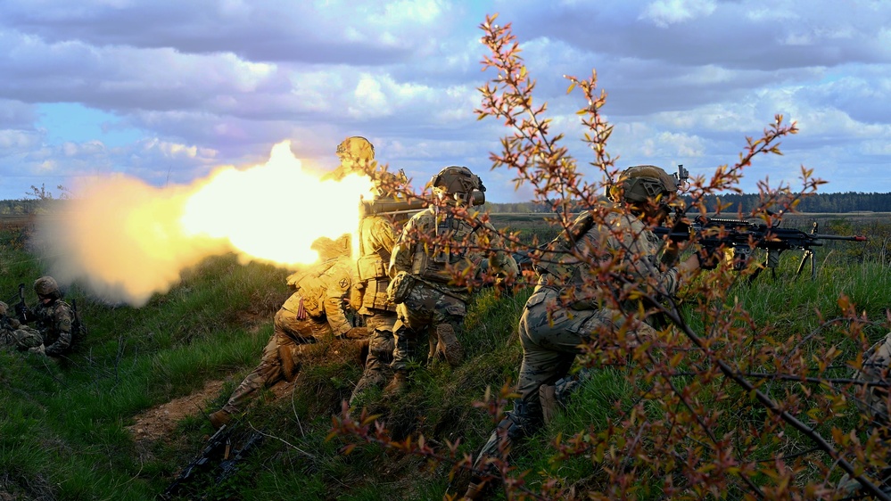 Saber Strike 24: Fox Troop Combined Arms Training Exercise