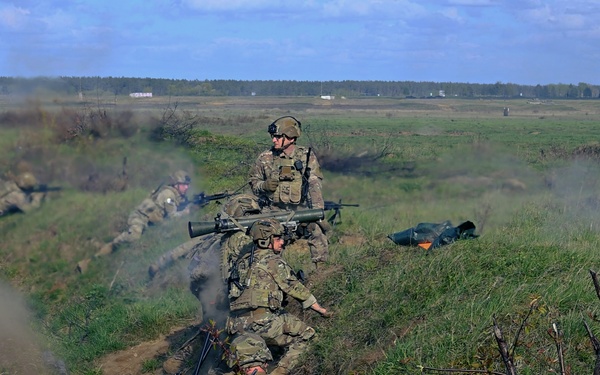 Saber Strike 24: Fox Troop Combined Arms Training Exercise