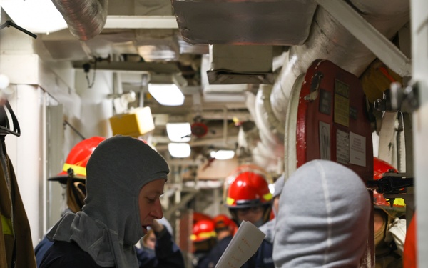 General Quarters Drill USS Roosevelt (DDG 80)