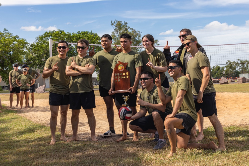 U.S. Marines, ADF compete in friendly volleyball tournament