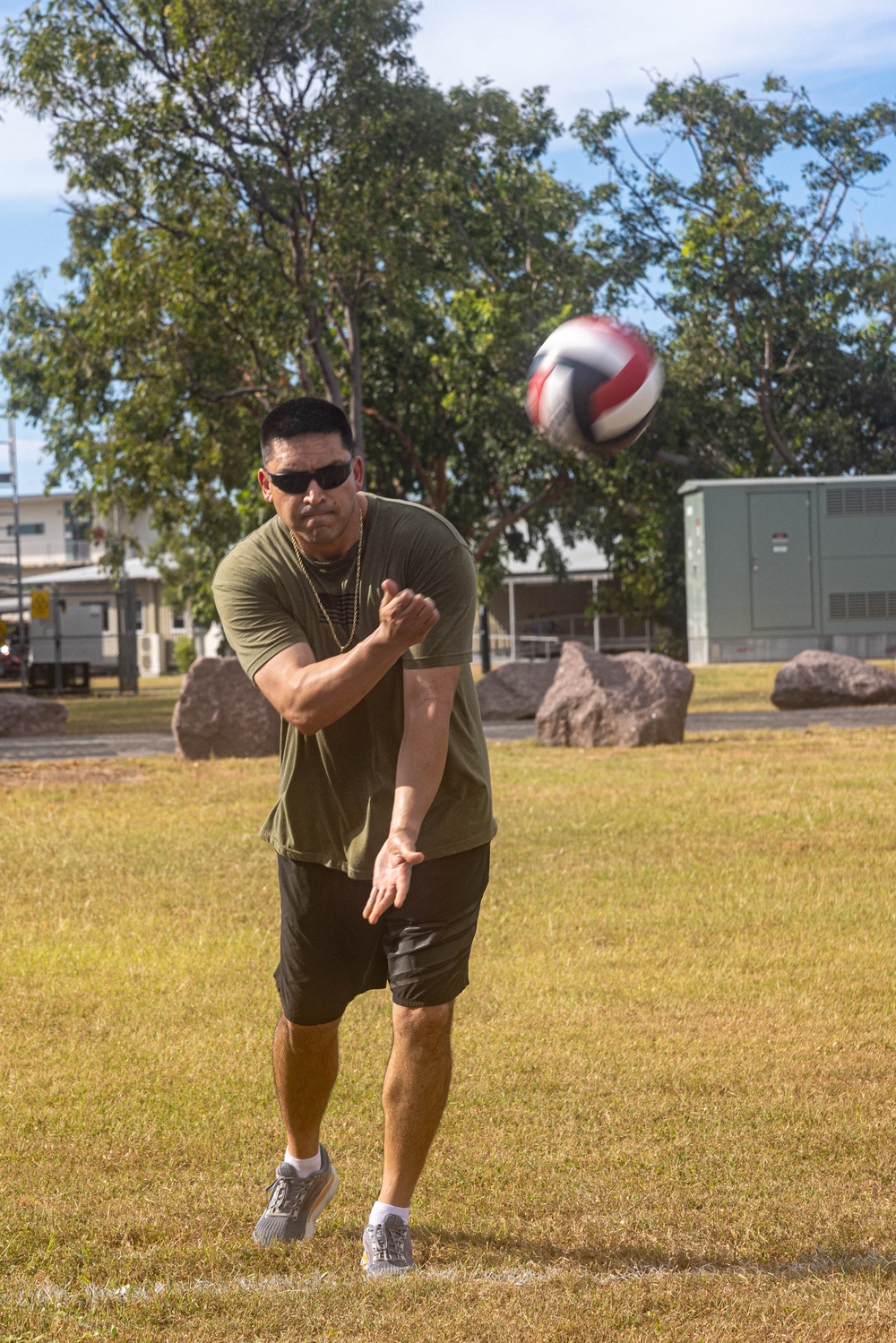 U.S. Marines, ADF compete in friendly volleyball tournament