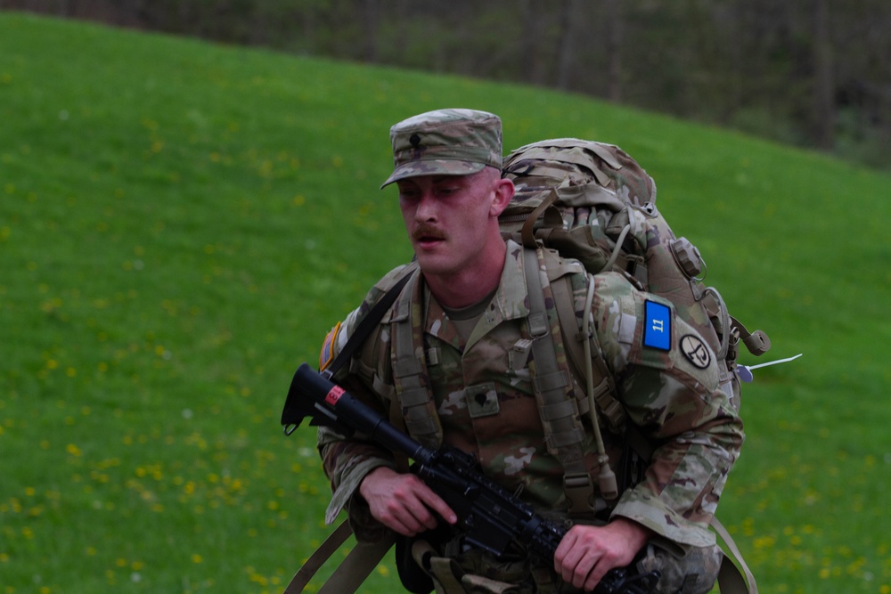 Soldiers and Airmen compete in the West Virginia National Guard Best Warrior Competition April 19-21, 2024.