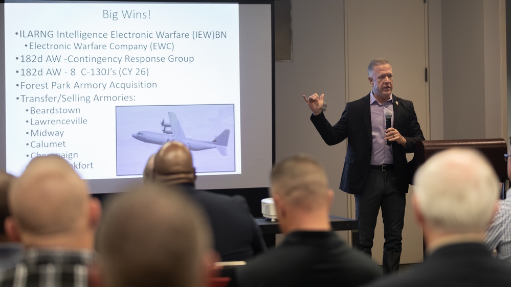 Illinois National Guard senior leaders convene for NGAI conference.