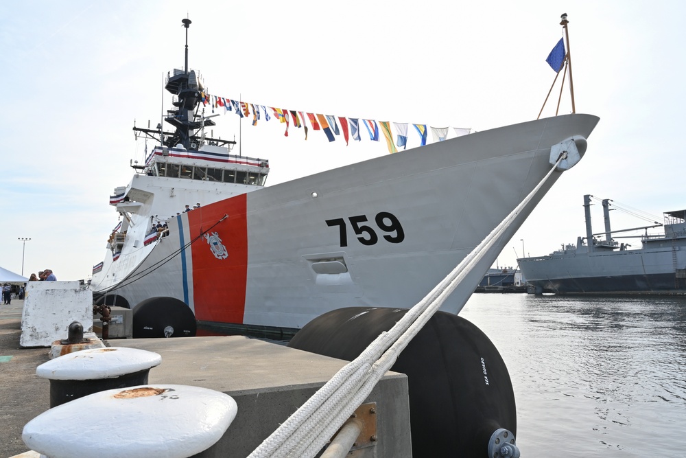 US Coast Guard Cutter Calhoun Commissioning