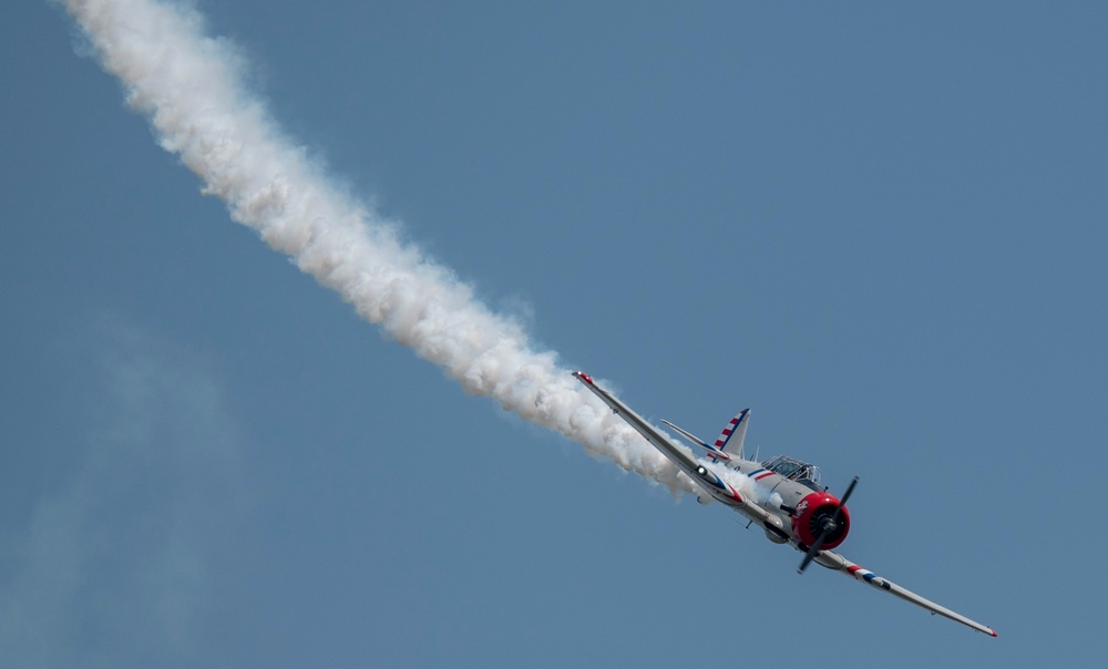 Charleston Airshow 2024 heritage flight demonstration