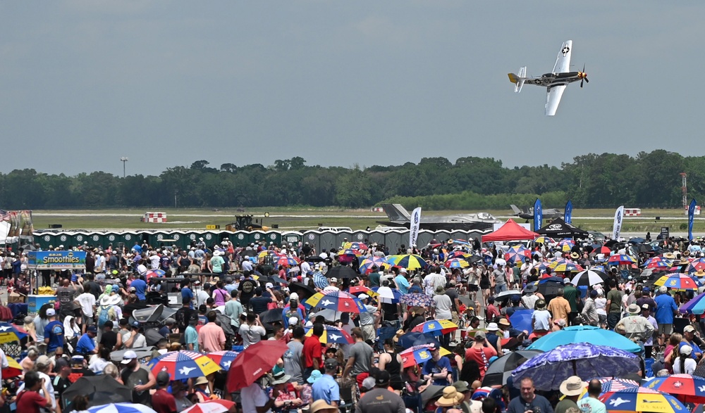 Charleston Airshow 2024 heritage flight demonstration